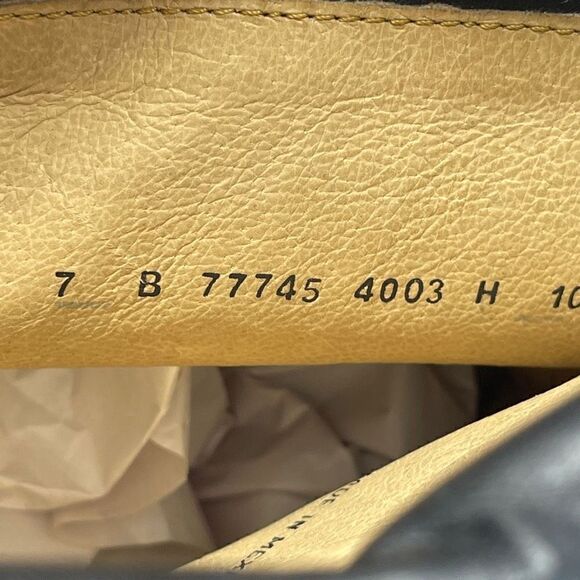 Frye Women's Knee-High Leather Pull-On Riding Boots Black Size 7 - Picture 9 of 9